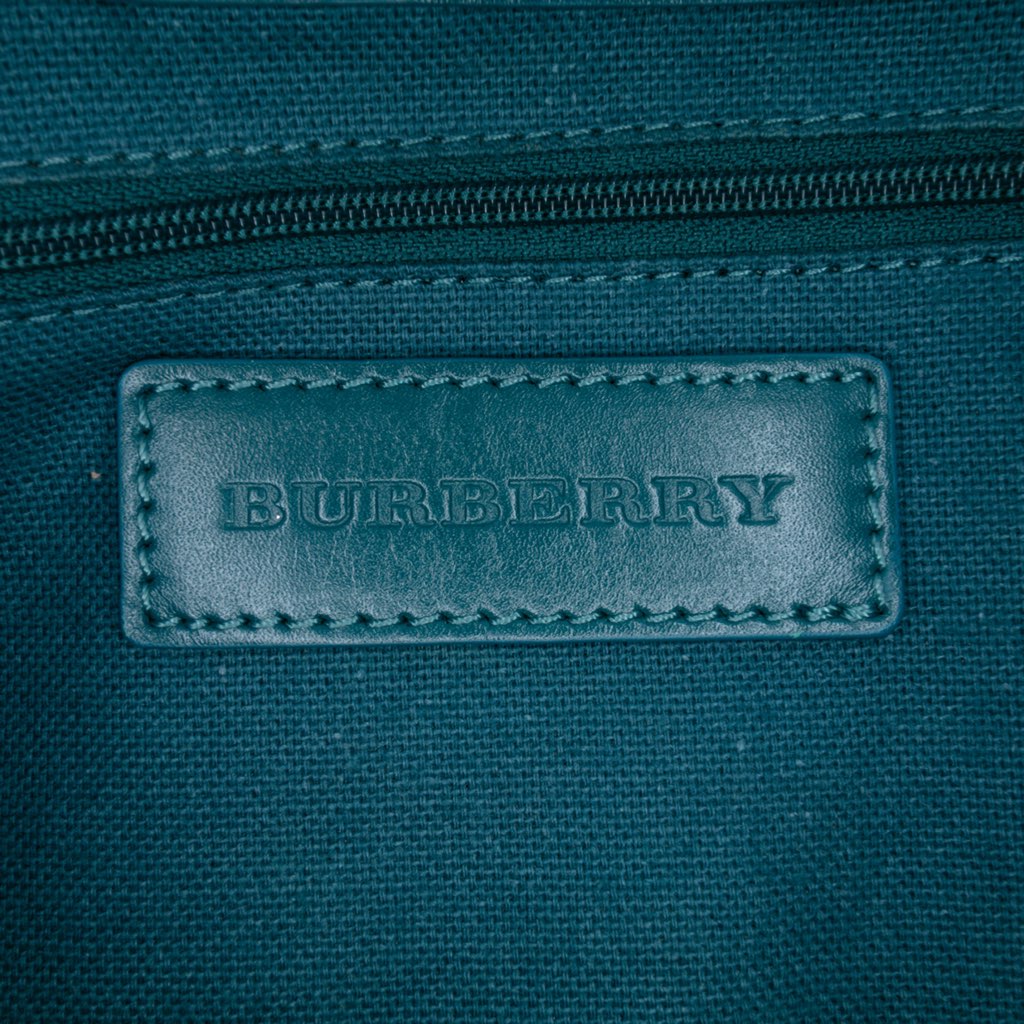 Burberry Haymarket Check Coated Canvas Ravensdon Handbag - 5