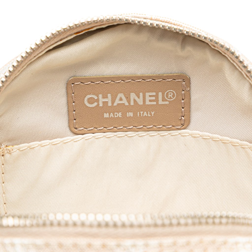 Chanel New Travel Line Nylon Round Pouch - 5