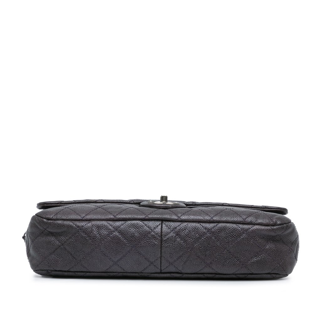 Chanel Jumbo Quilted Iridescent Caviar Easy Flap - 3