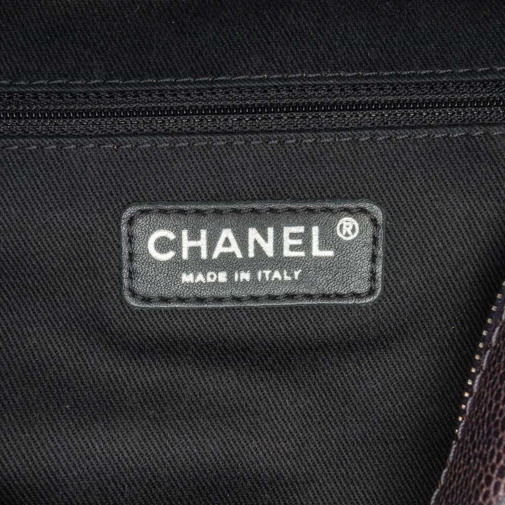 Chanel Jumbo Quilted Iridescent Caviar Easy Flap - 5