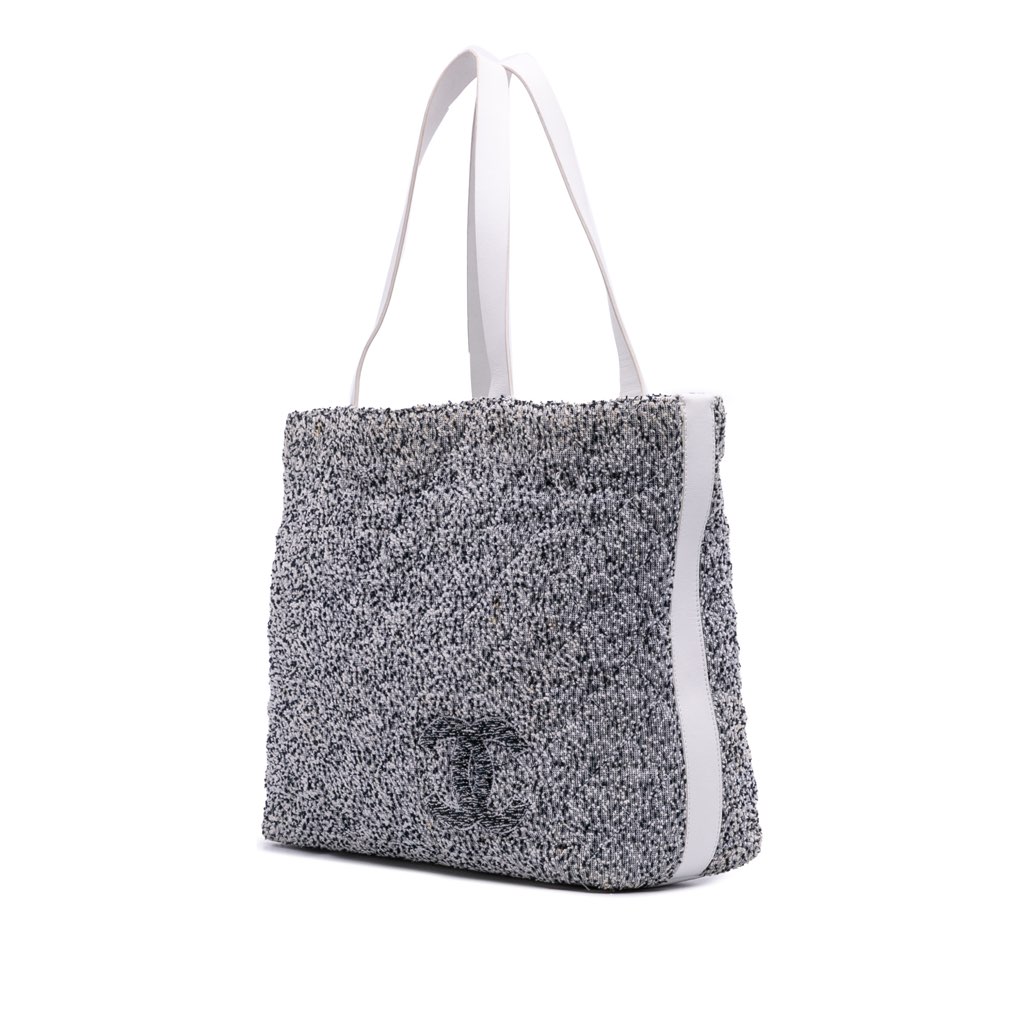 Chanel CC Terry Cloth Beach Tote - 2