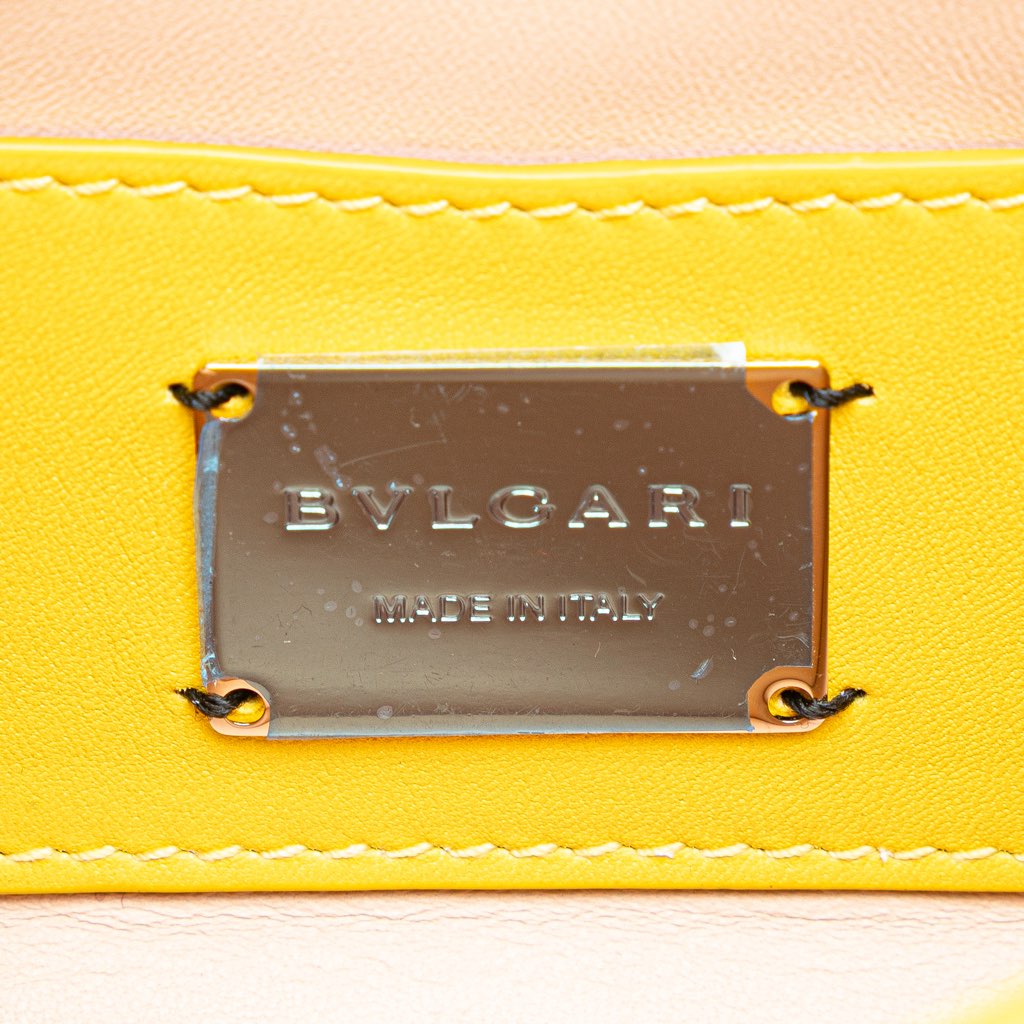 Bvlgari Leather Serpenti Cabochon Chain Crossbody - Side view