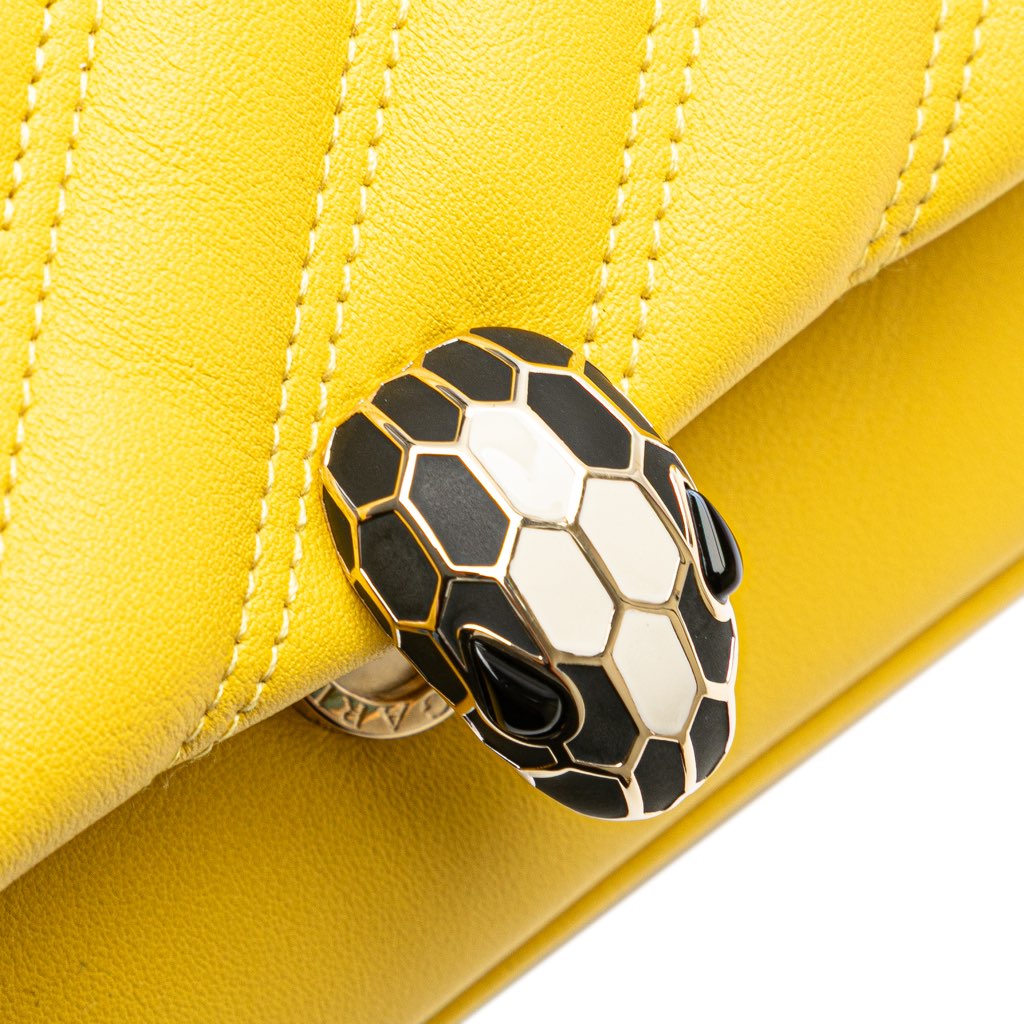 Bvlgari Leather Serpenti Cabochon Chain Crossbody - Detail 2