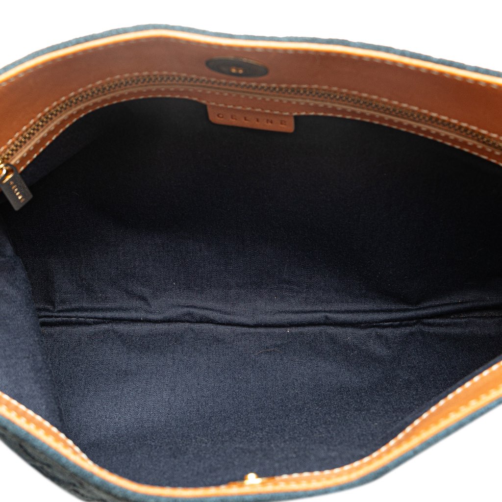 Celine C Macadam Suede Shoulder Bag - 4