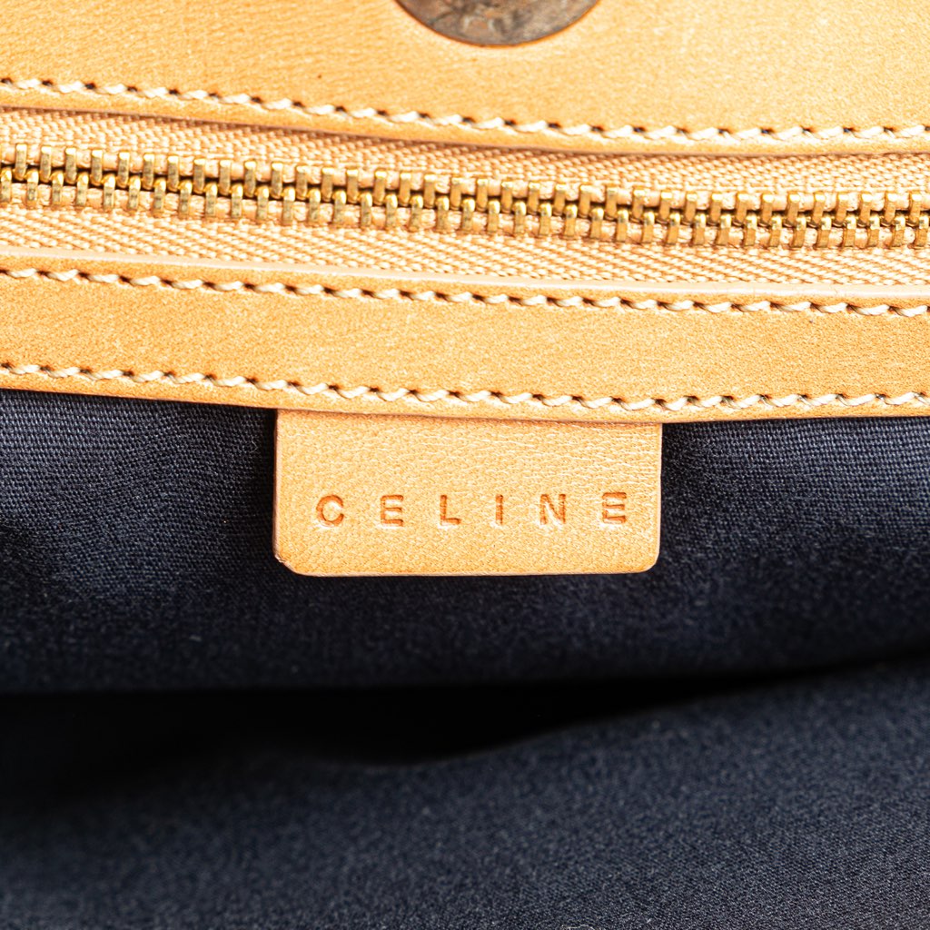 Celine C Macadam Suede Shoulder Bag - 5