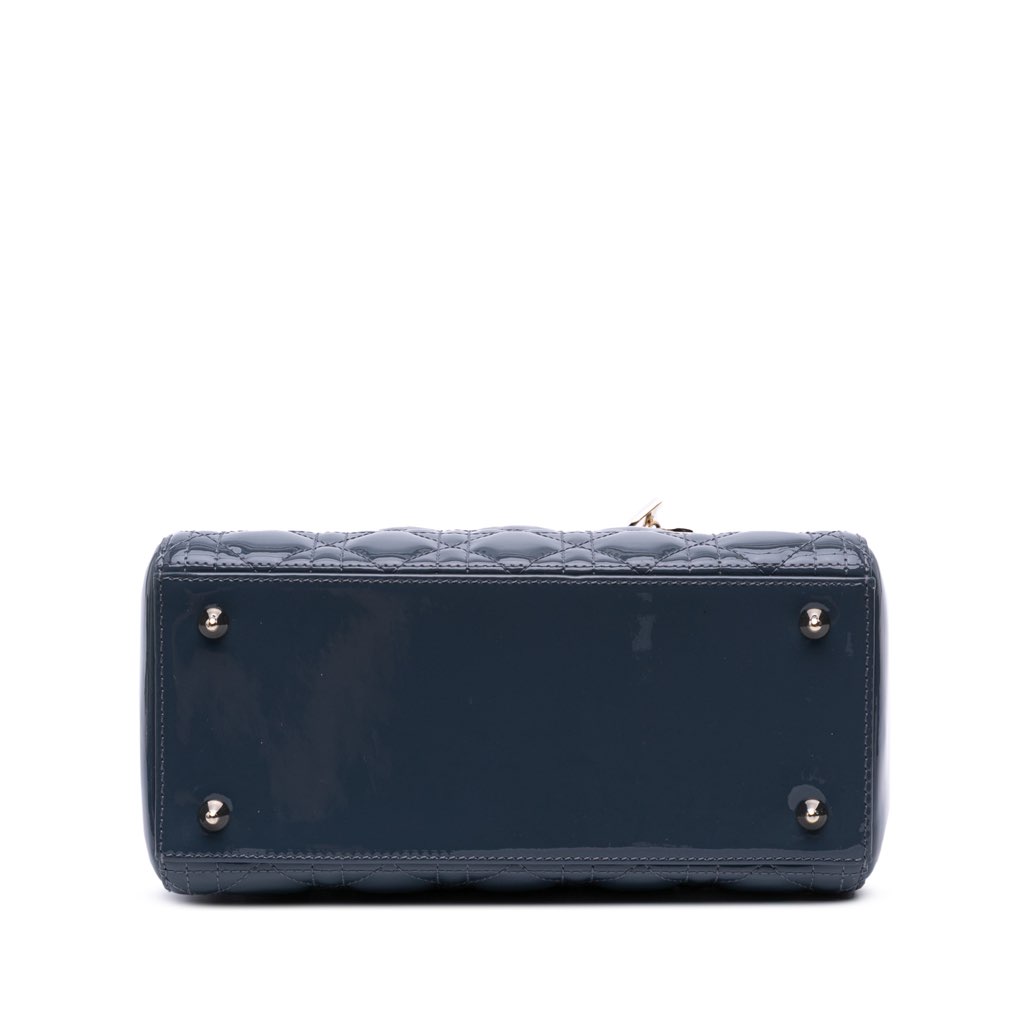 Dior Medium Patent Cannage Lady Dior - 3