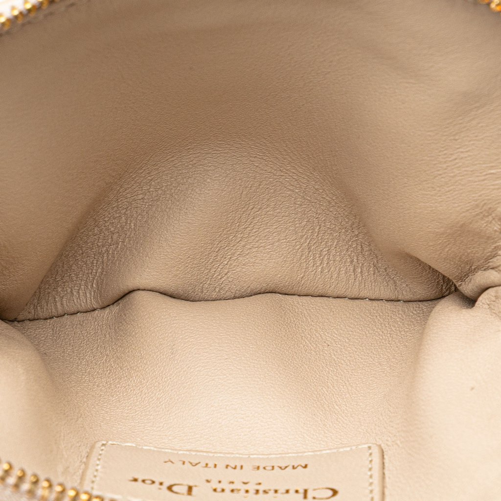 Dior Calfskin Cannage Supple Caro Lavender Wallet - 4