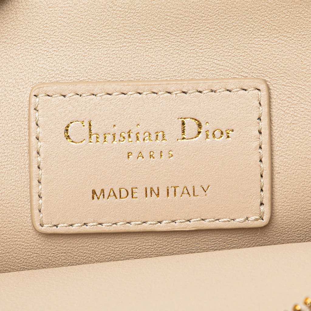Dior Calfskin Cannage Supple Caro Lavender Wallet - 5