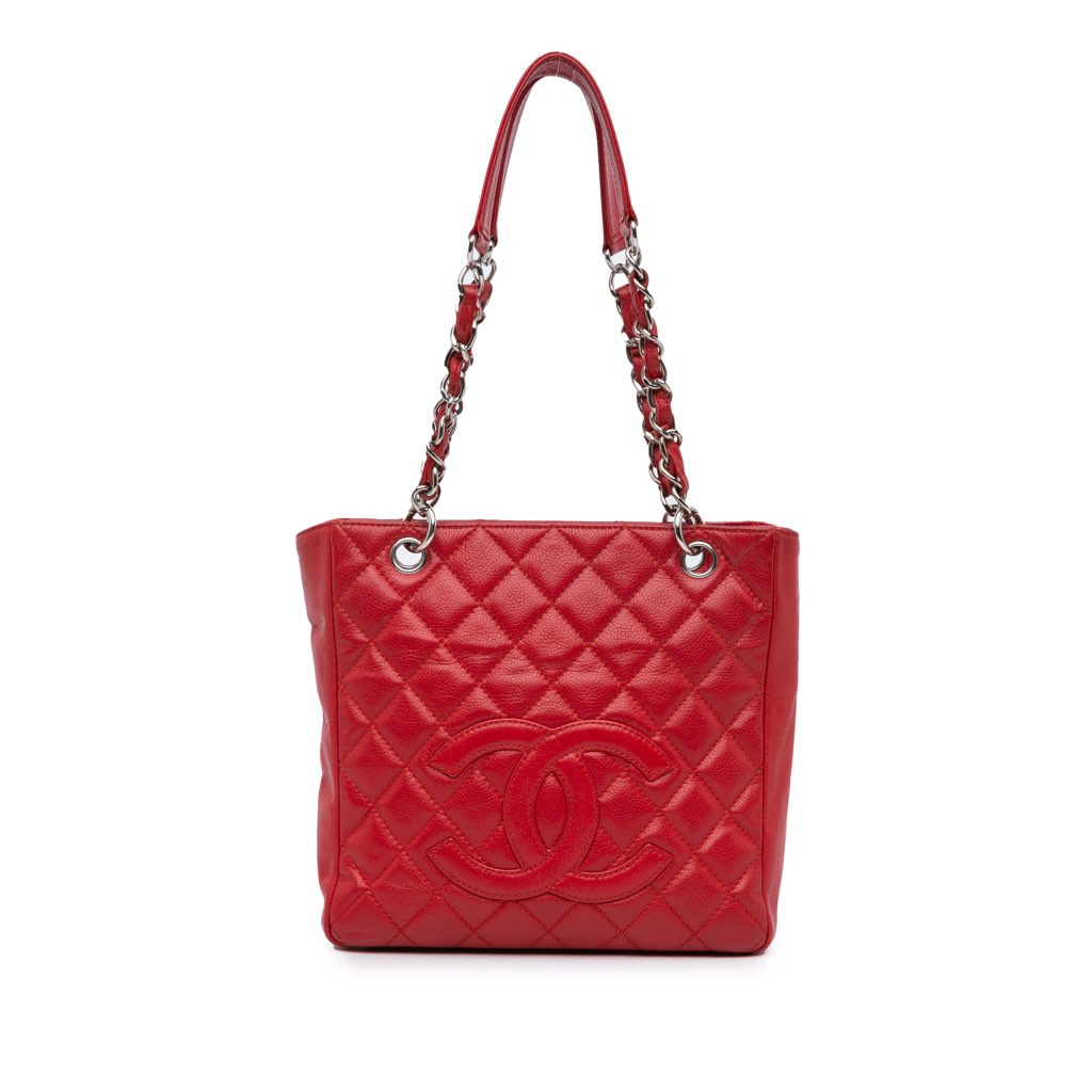 Chanel Caviar Petite Shopping Tote