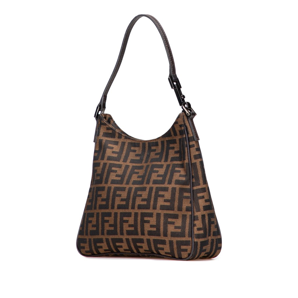 Fendi Zucca Canvas Shoulder Bag - 2
