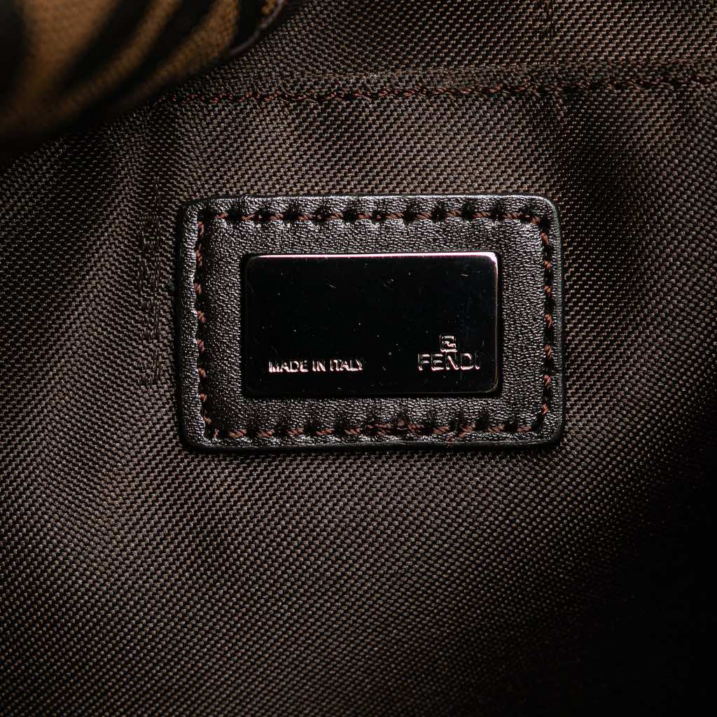 Fendi Zucca Canvas Shoulder Bag - 5