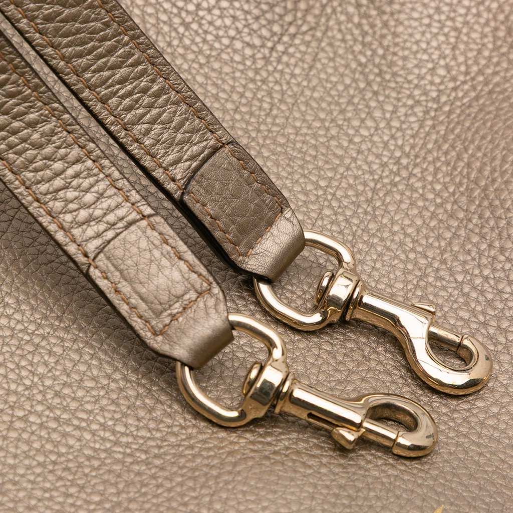 Gucci Medium Calfskin Bamboo Shopper Satchel - Image 13