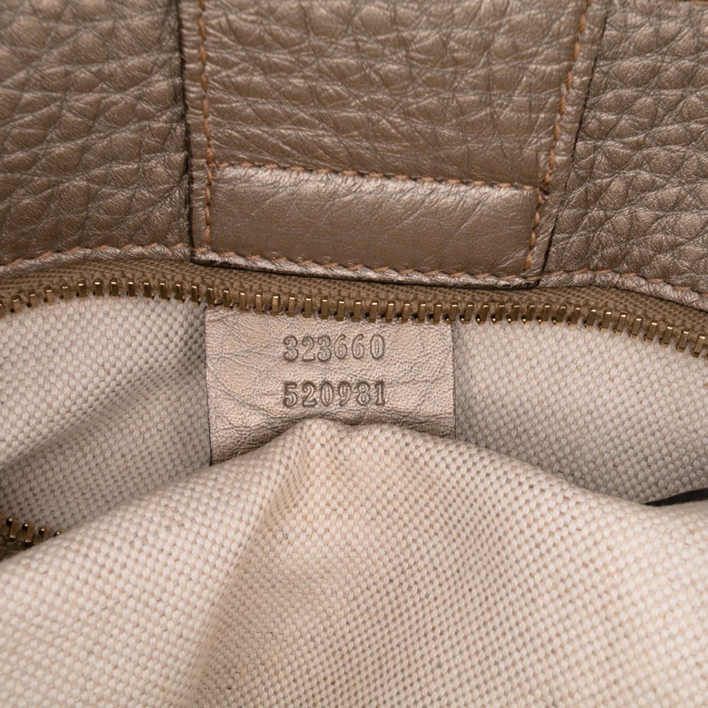 Gucci Medium Calfskin Bamboo Shopper Satchel - Detail 2