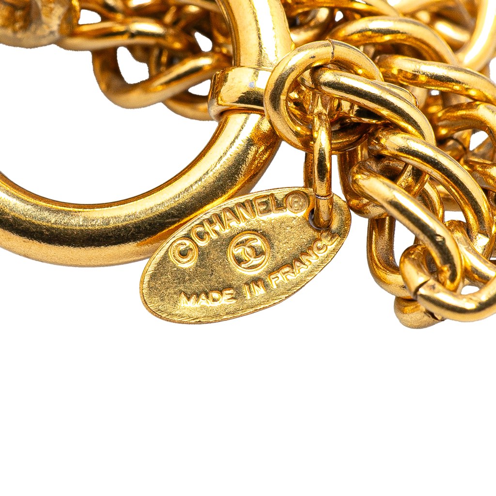 Chanel Gold Plated 31 Rue Cambon Pendant Necklace - 2