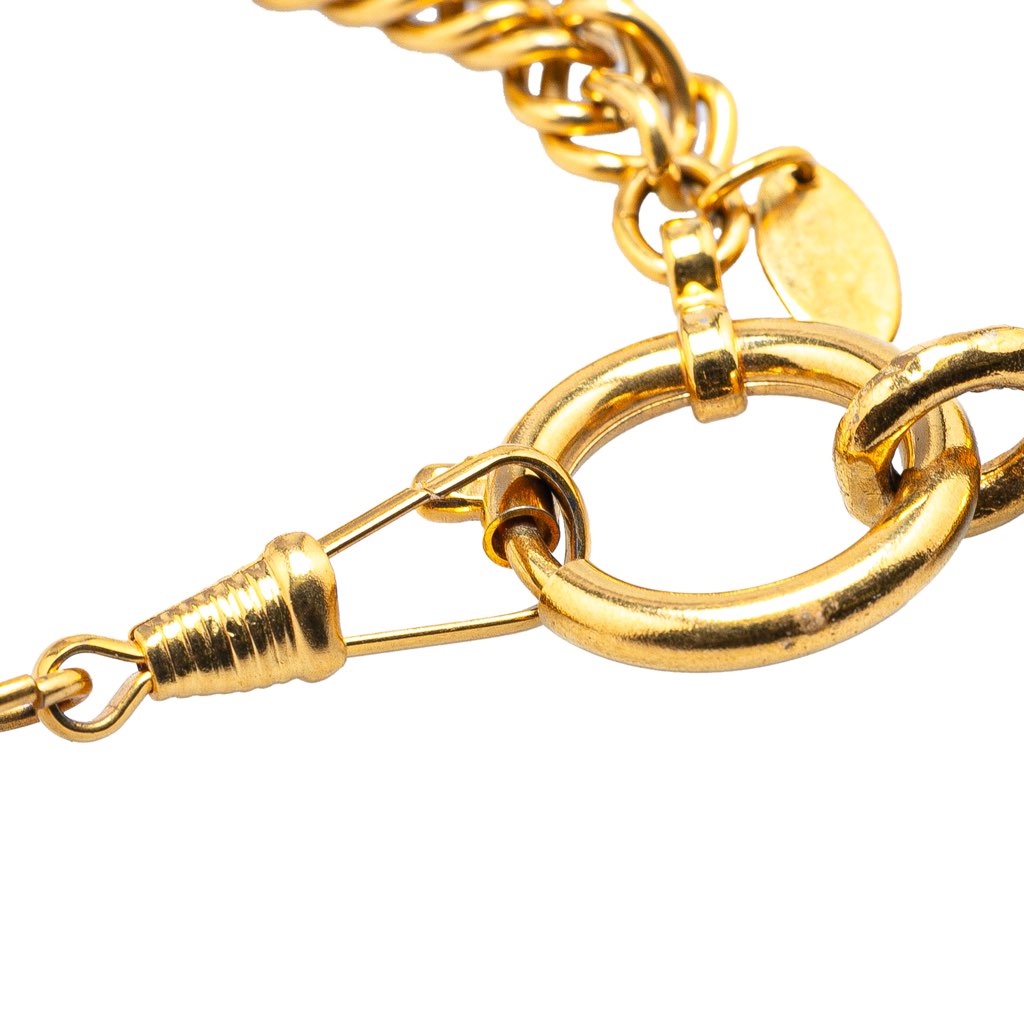 Chanel Gold Plated 31 Rue Cambon Pendant Necklace - 3