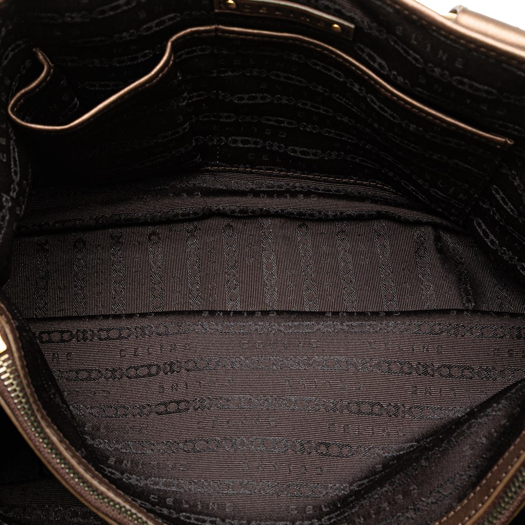 Celine C Macadam Suede Boogie Handbag - 5