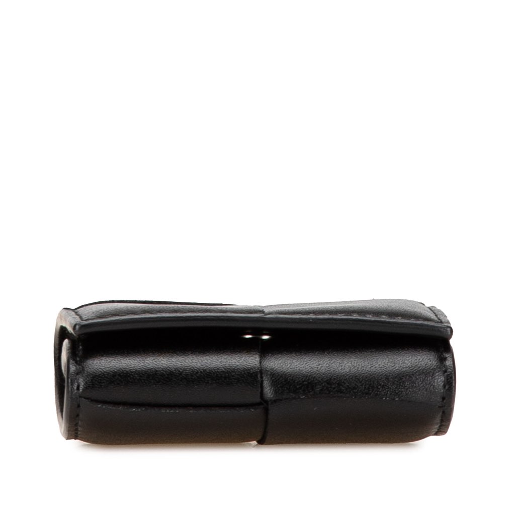 Bottega Veneta Leather Intreccio Cassette Folded Coin Purse - 3