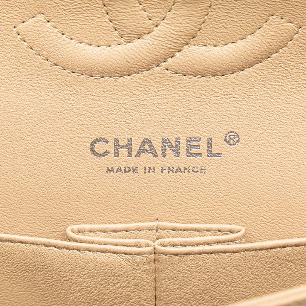 Chanel Medium Classic Caviar Double Flap - Side view