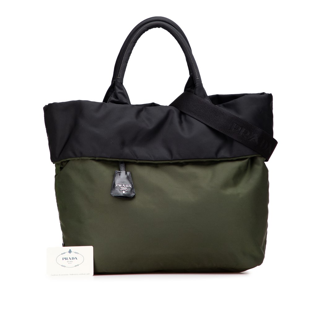 Prada Tessuto Reversible Satchel - Image 13