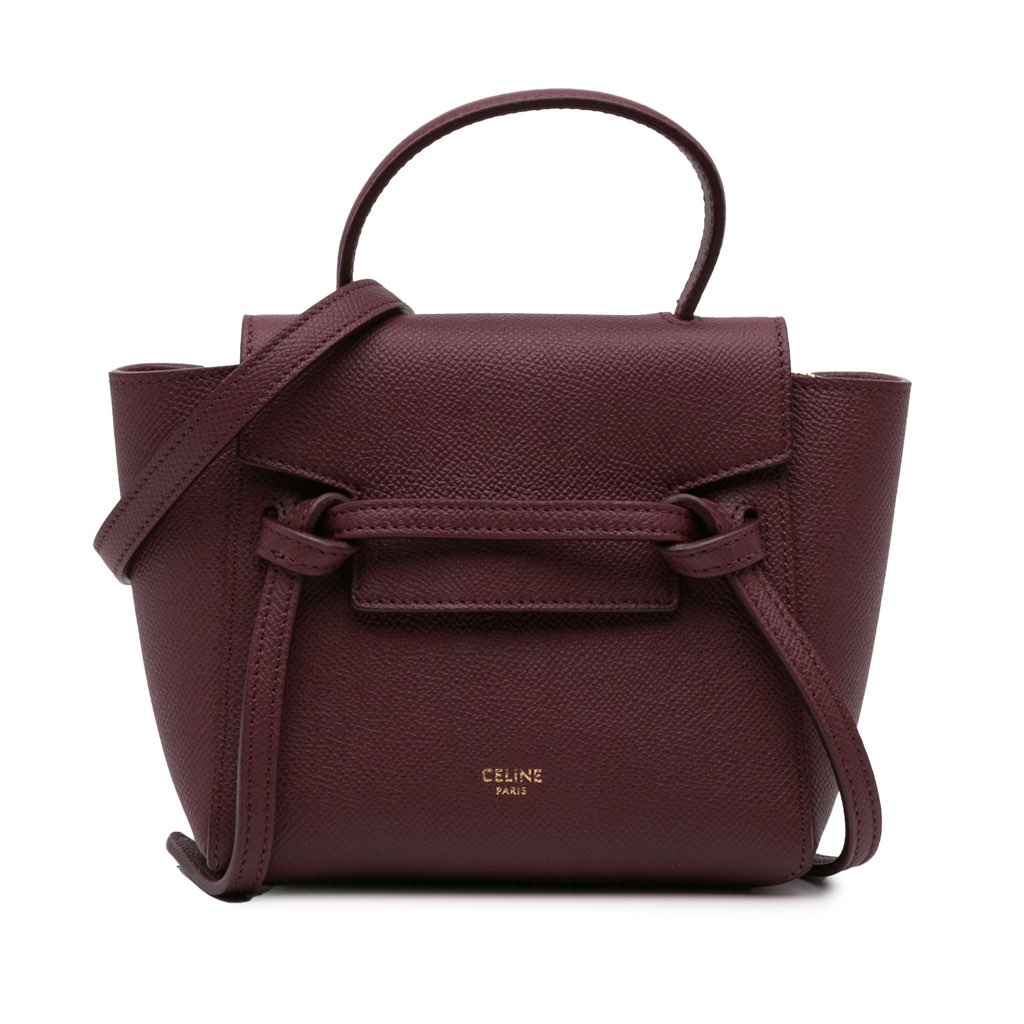 Celine Pico Grained Calfskin Belt Bag