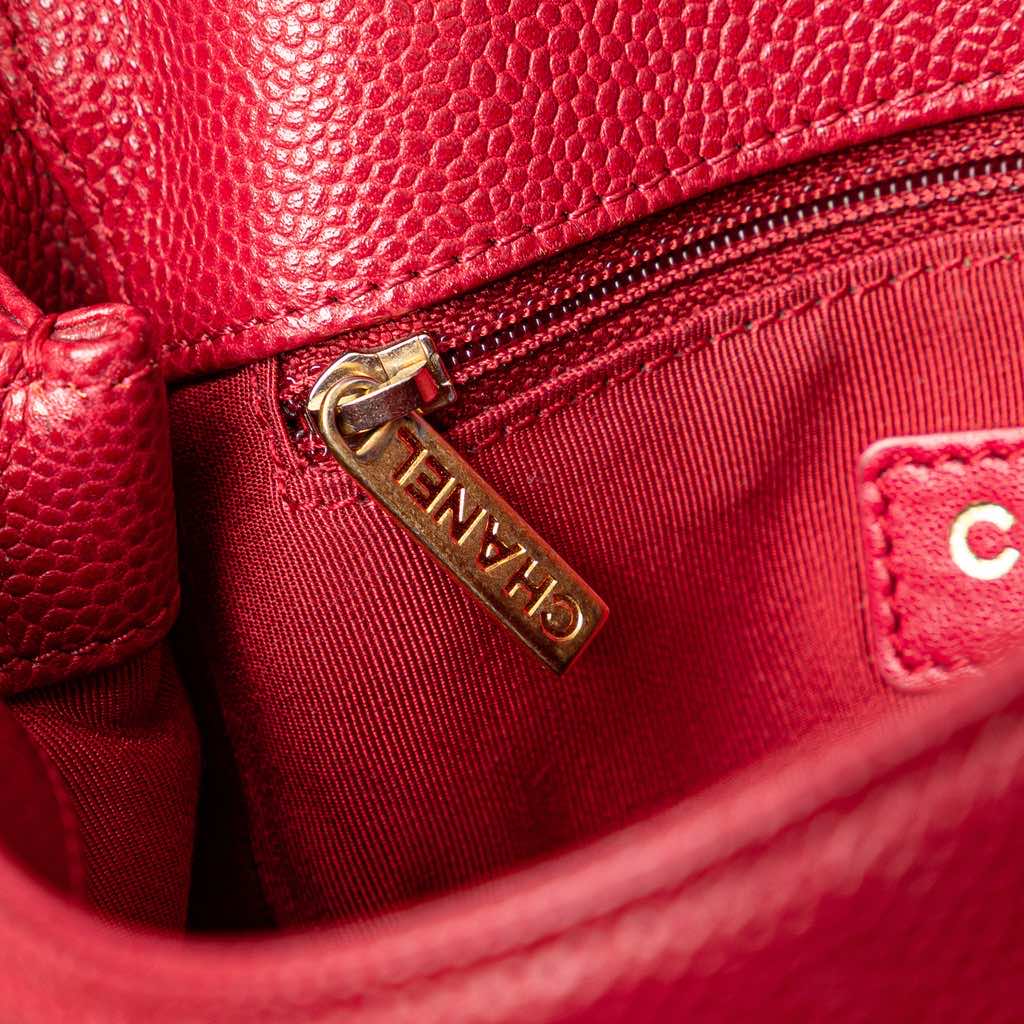 Chanel Mini Quilted Caviar Carry Around Flap - Detail 2