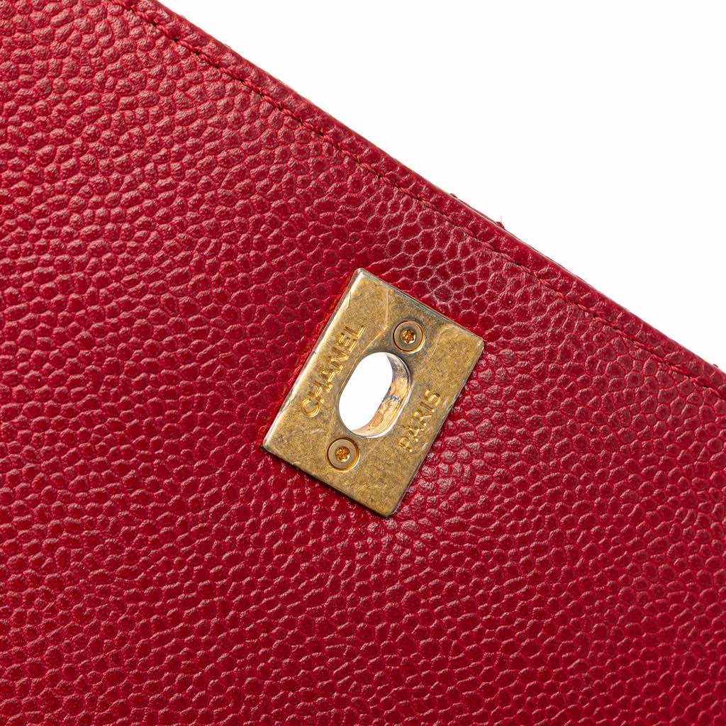 Chanel Mini Quilted Caviar Carry Around Flap - Image 10