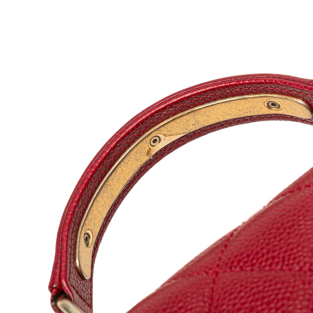 Chanel Mini Quilted Caviar Carry Around Flap - Image 11