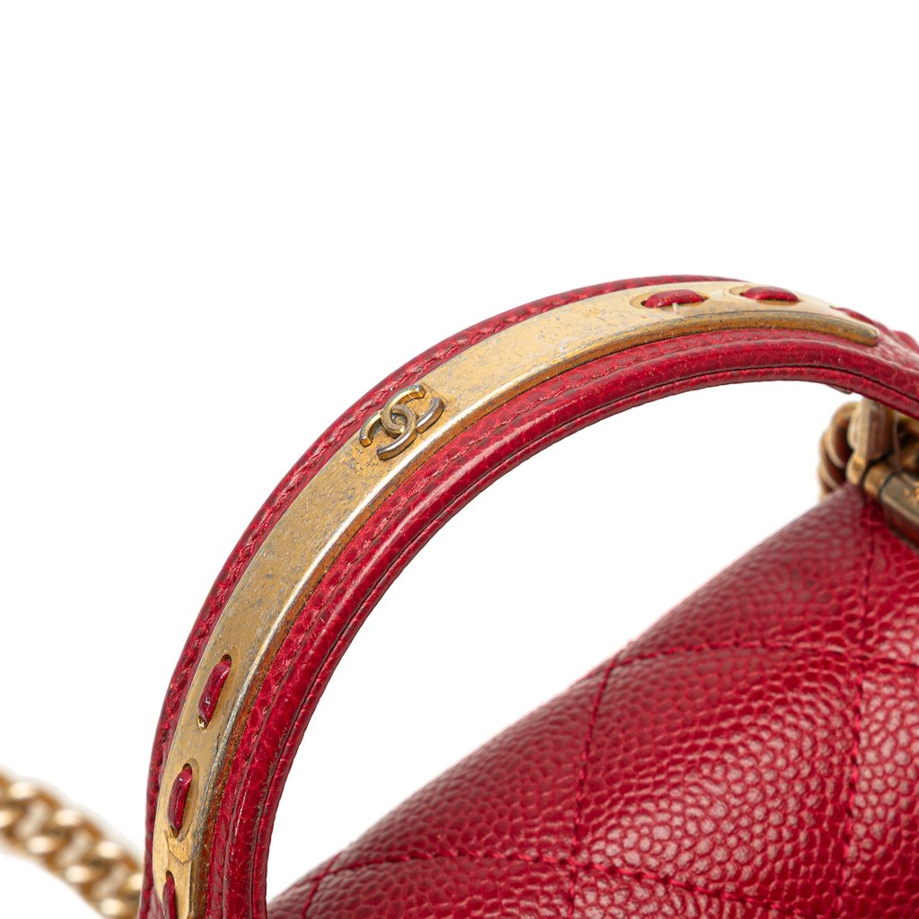 Chanel Mini Quilted Caviar Carry Around Flap - Image 12