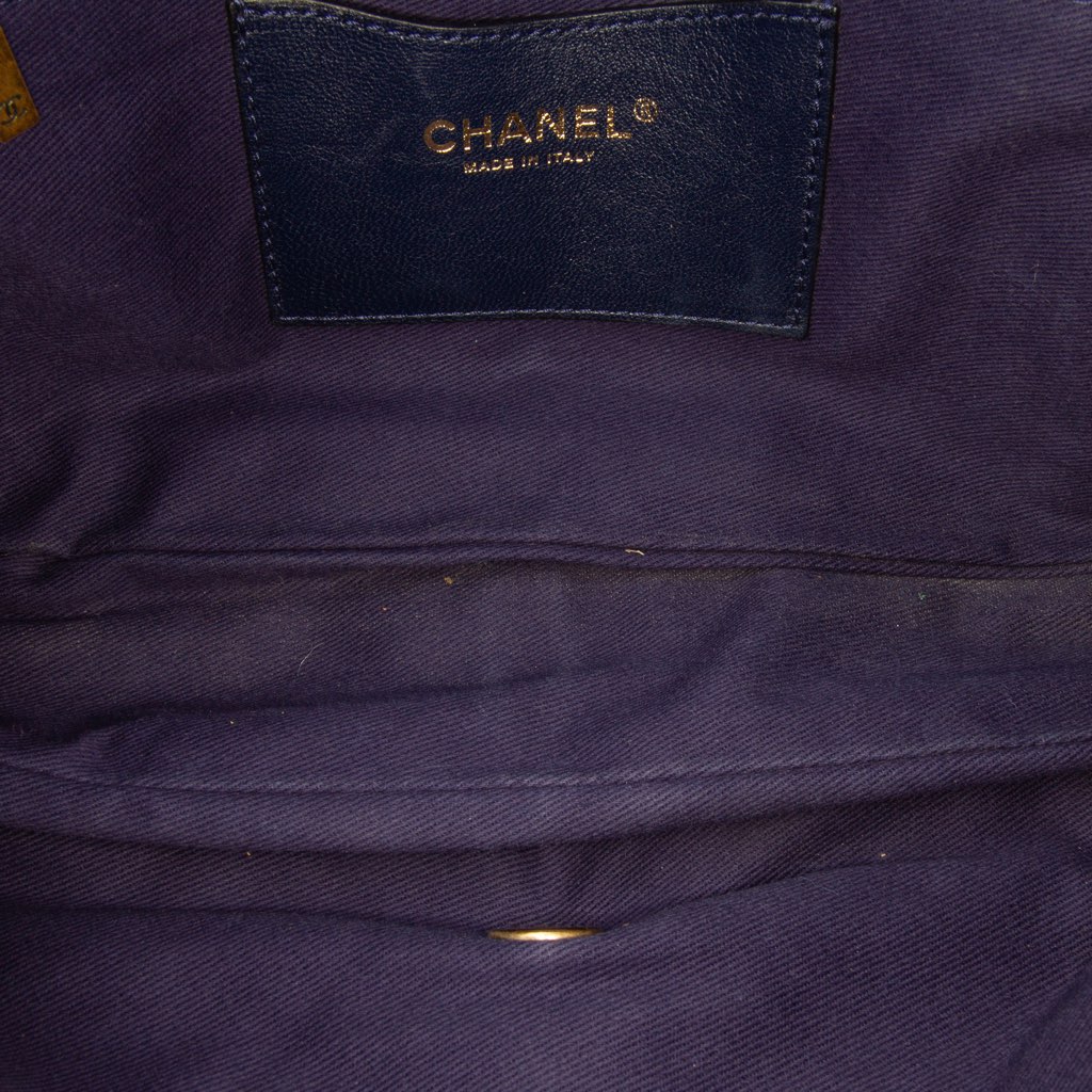 Chanel Large Quilted Iridescent Calfskin Shiva Flap - 4