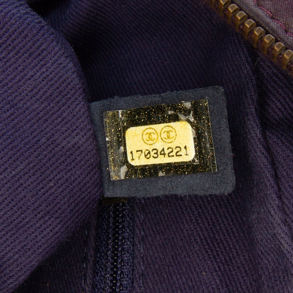 Chanel Large Quilted Iridescent Calfskin Shiva Flap - 5