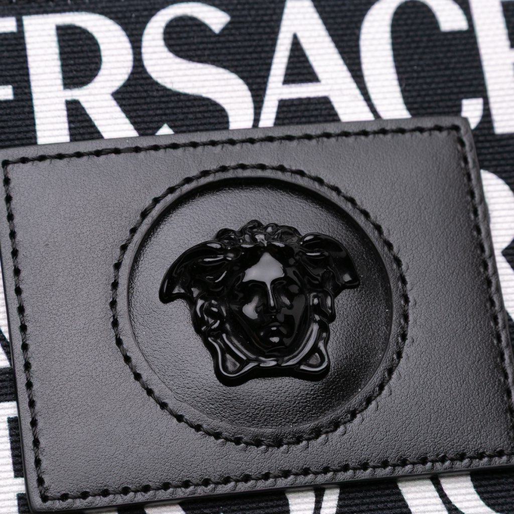 Versace Canvas Logo Print Tote - Detail 2