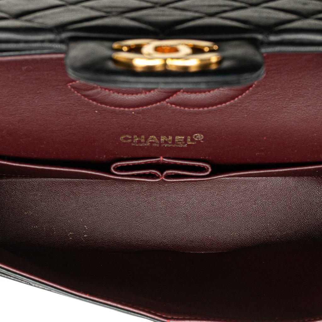 Chanel Medium Classic Lambskin Double Flap - 4