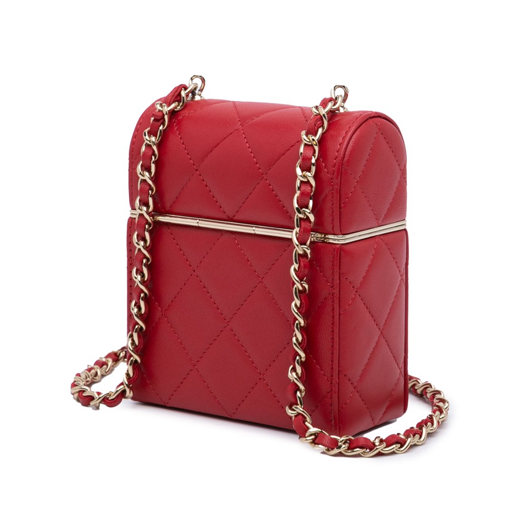Chanel Small CC Lambskin Box Vanity with Chain - 2