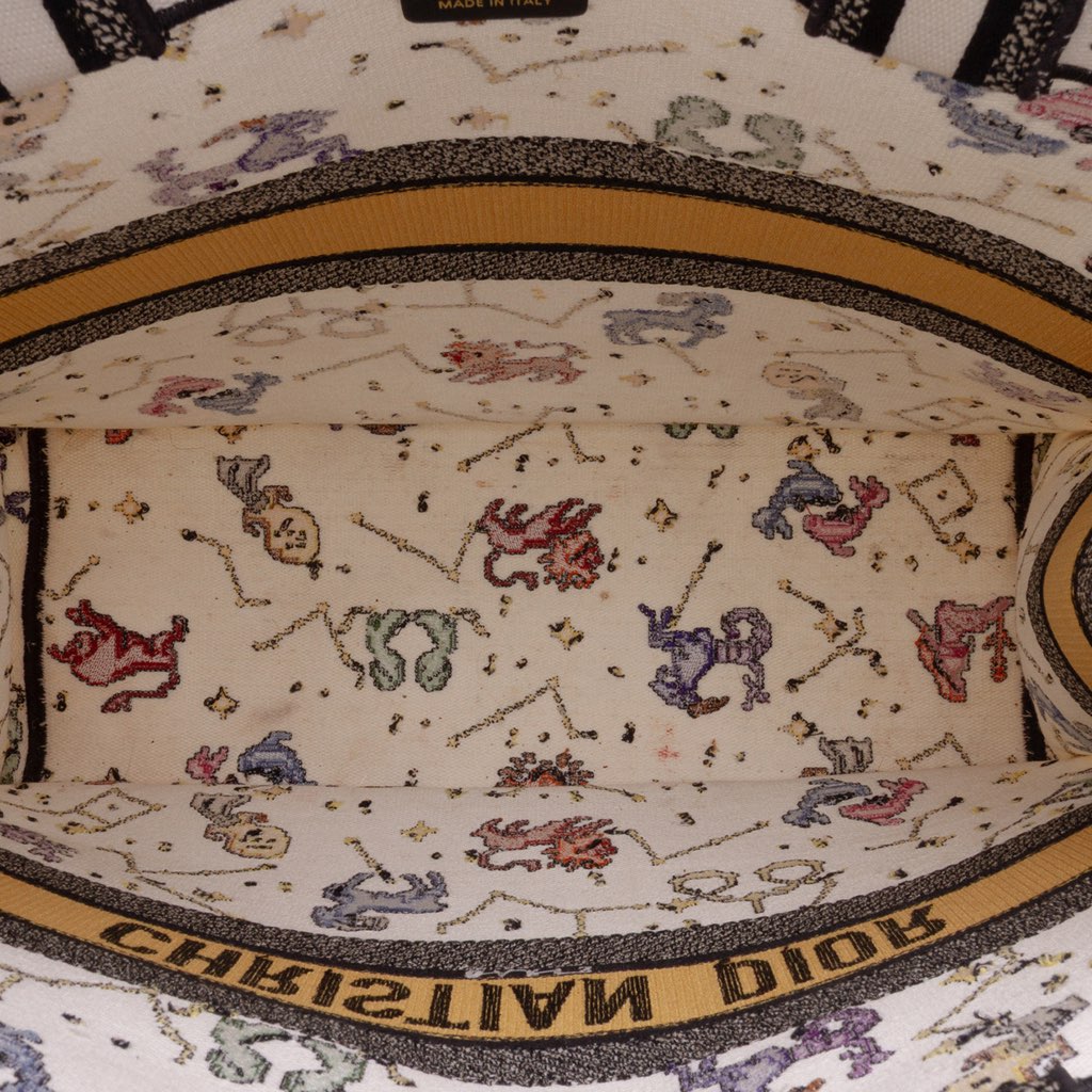 Dior Large Zodiac Pixel Zodiac Book Tote - 4