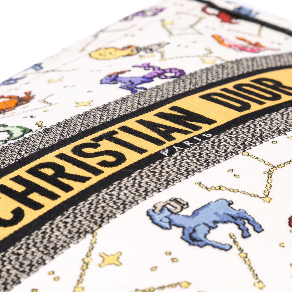 Dior Large Zodiac Pixel Zodiac Book Tote - Image 10