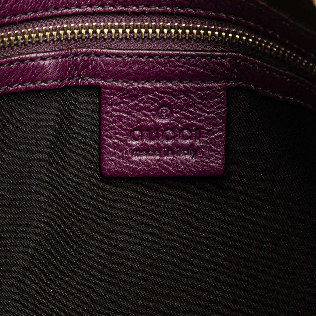 Gucci Leather Interlocking G Blondie Hobo - 5