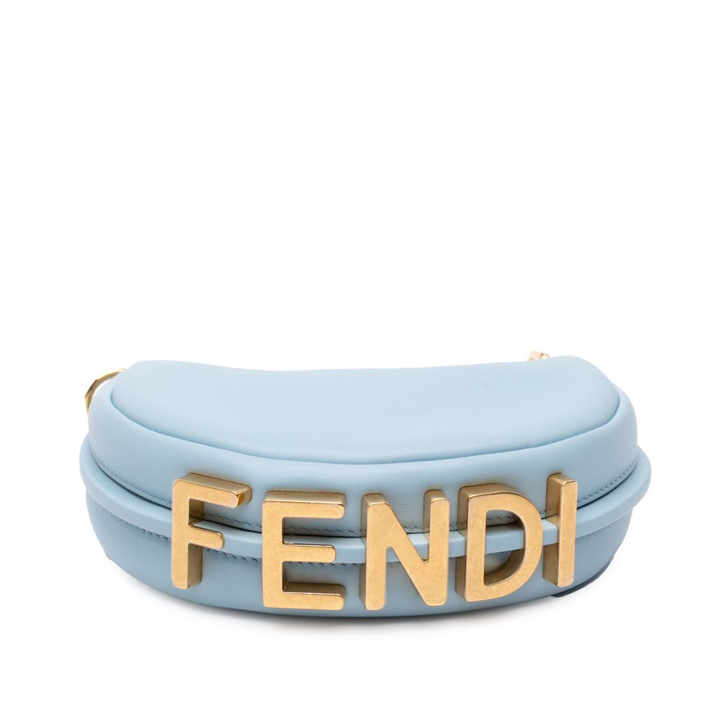 Fendi Nano Leather Fendigraphy Hobo - 3