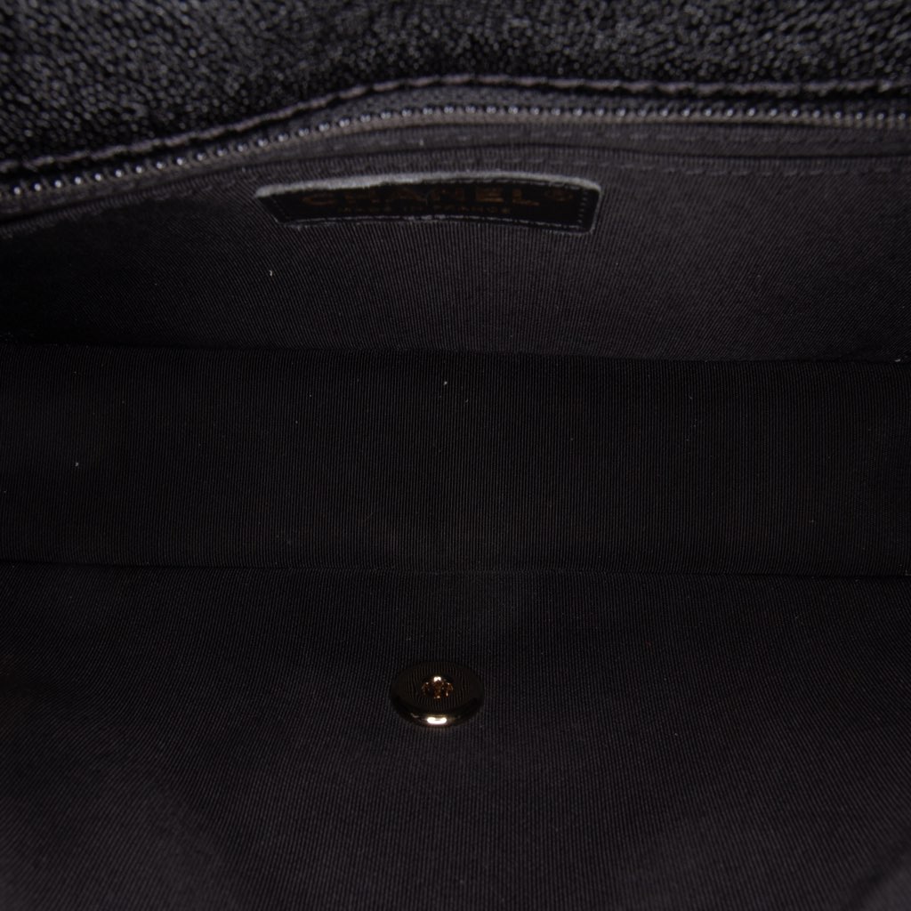 Chanel CC Bicolor Quilted Caviar Single Flap - 4