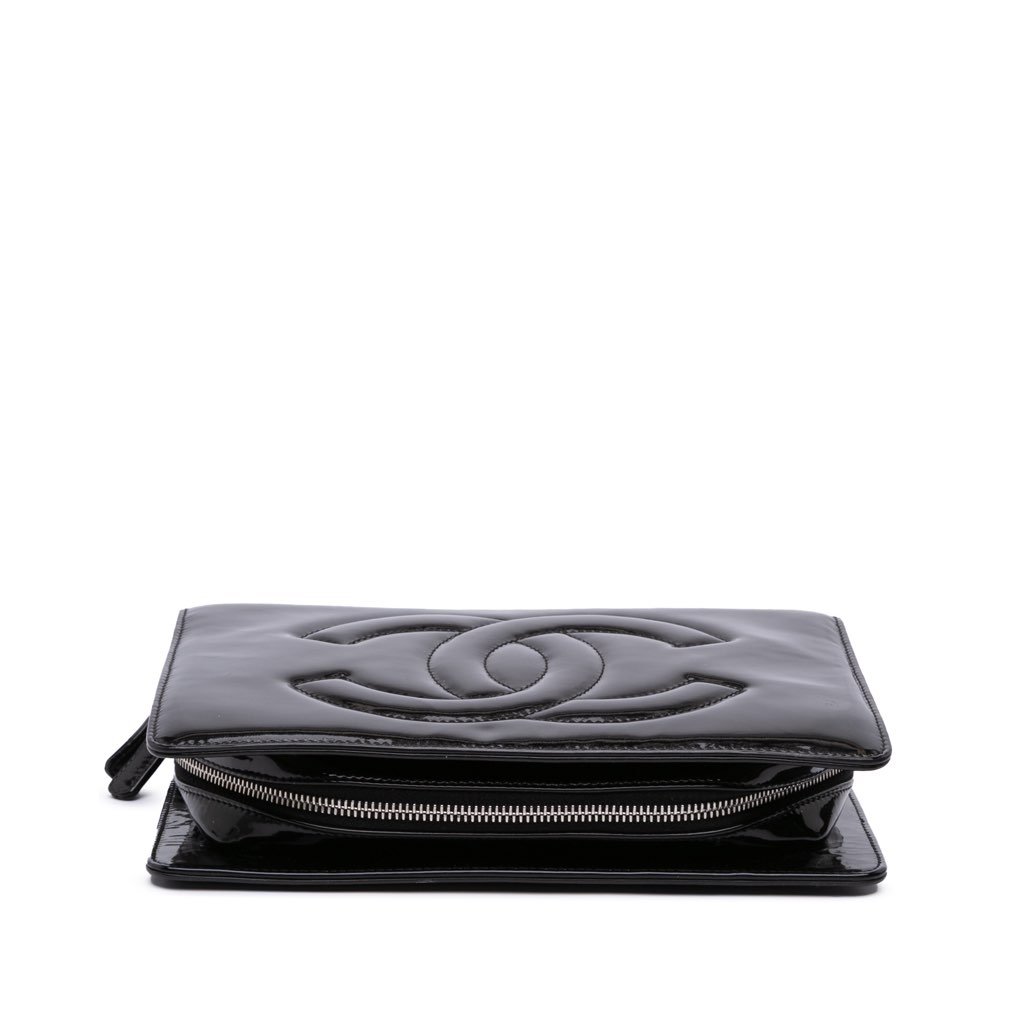 Chanel Mini CC Patent Clutch With Chain - Image 6