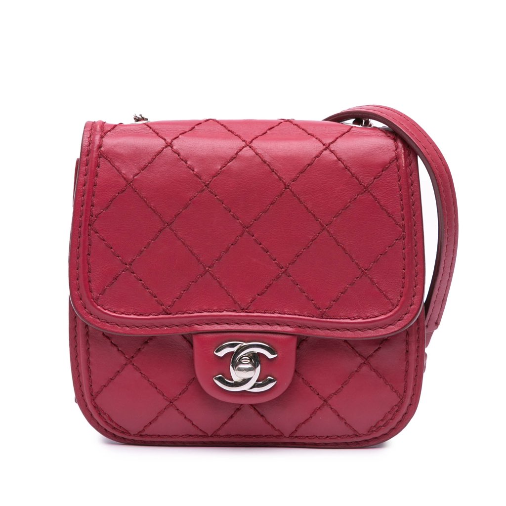 Chanel Mini Stitched Calfskin Citizen Flap