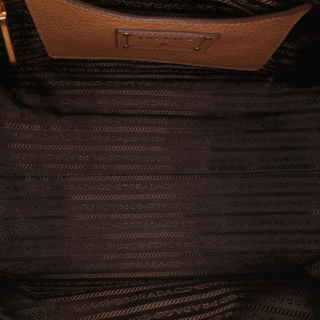 Prada Vitello Daino Zip Top Satchel - 4