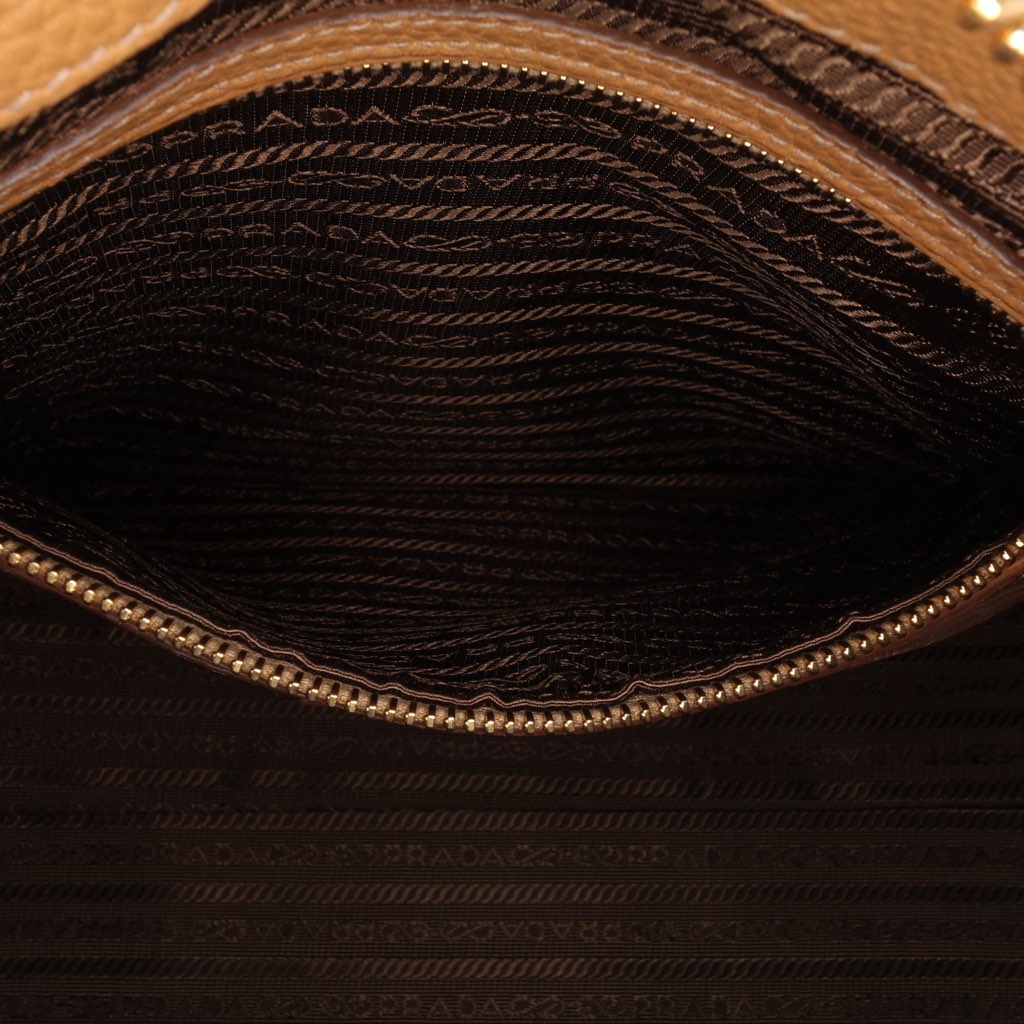 Prada Vitello Daino Zip Top Satchel - 5