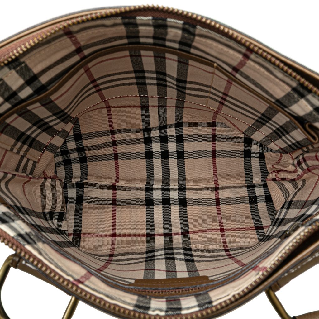 Burberry Leather Tote - 4