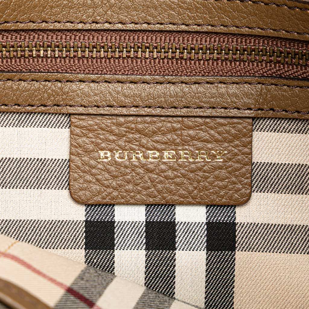 Burberry Leather Tote - 5
