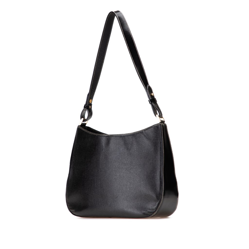 Burberry Leather Shoulder Bag - Back view