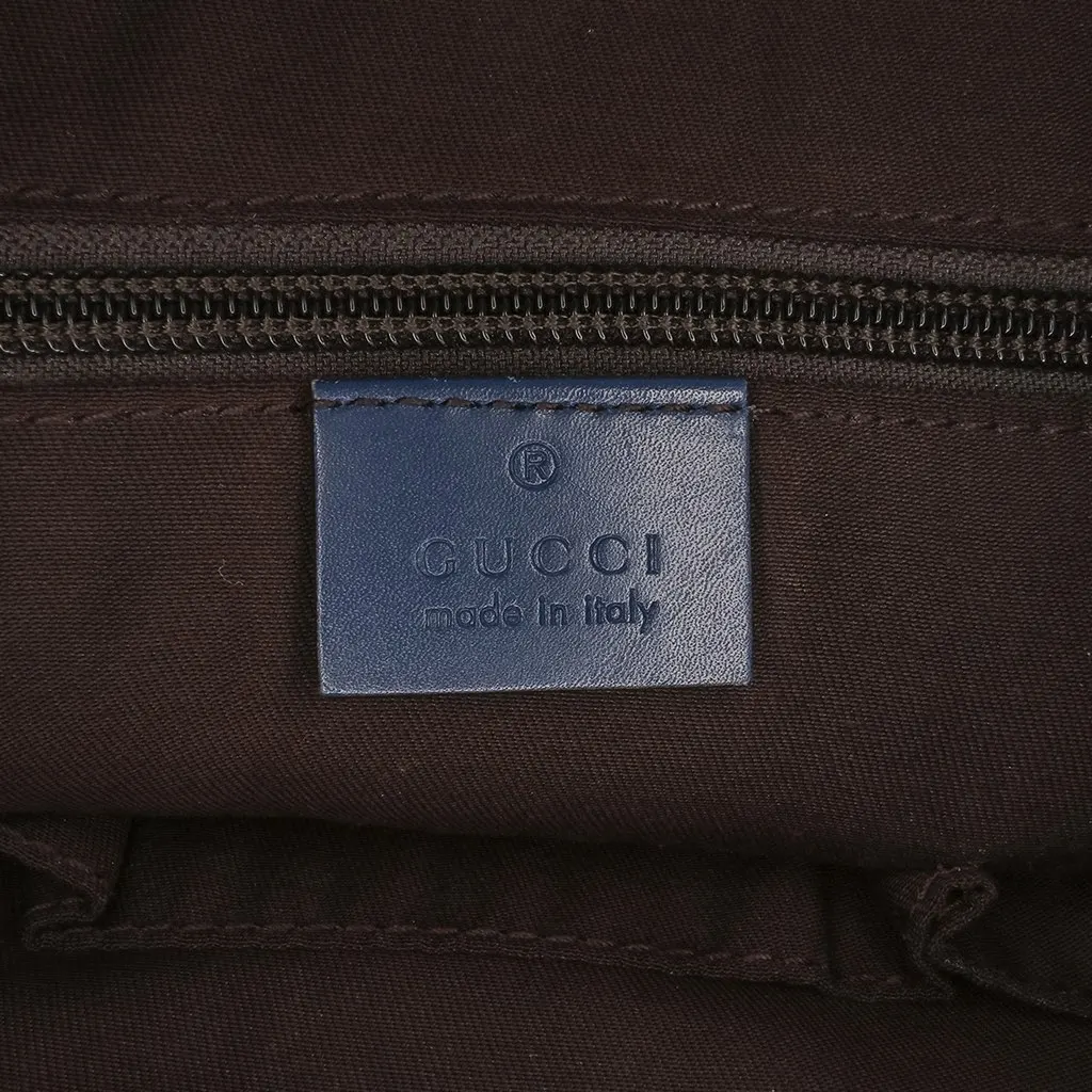 Gucci Leather Diamante Hilary Lux Crossbody Blue Leather Good - Box View