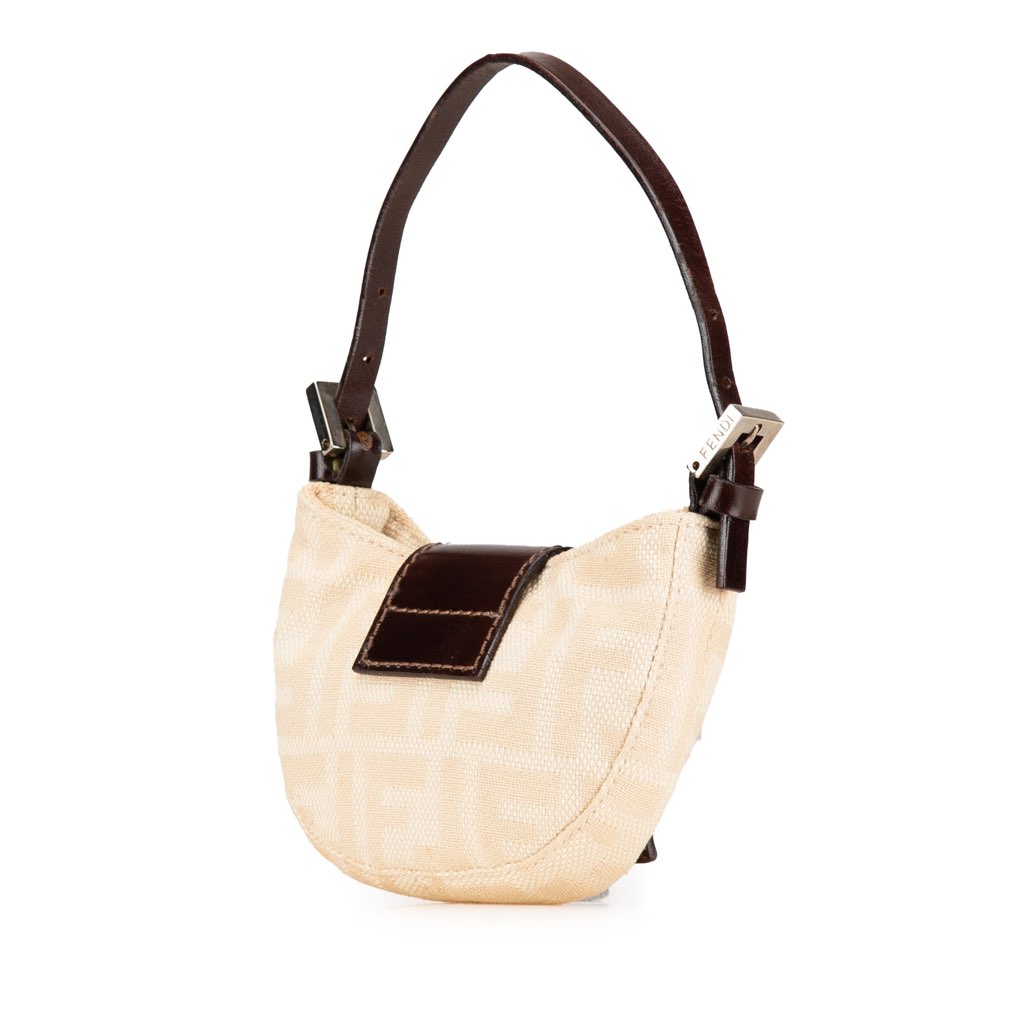 Fendi Mini Zucca Canvas Croissant Handbag - 2
