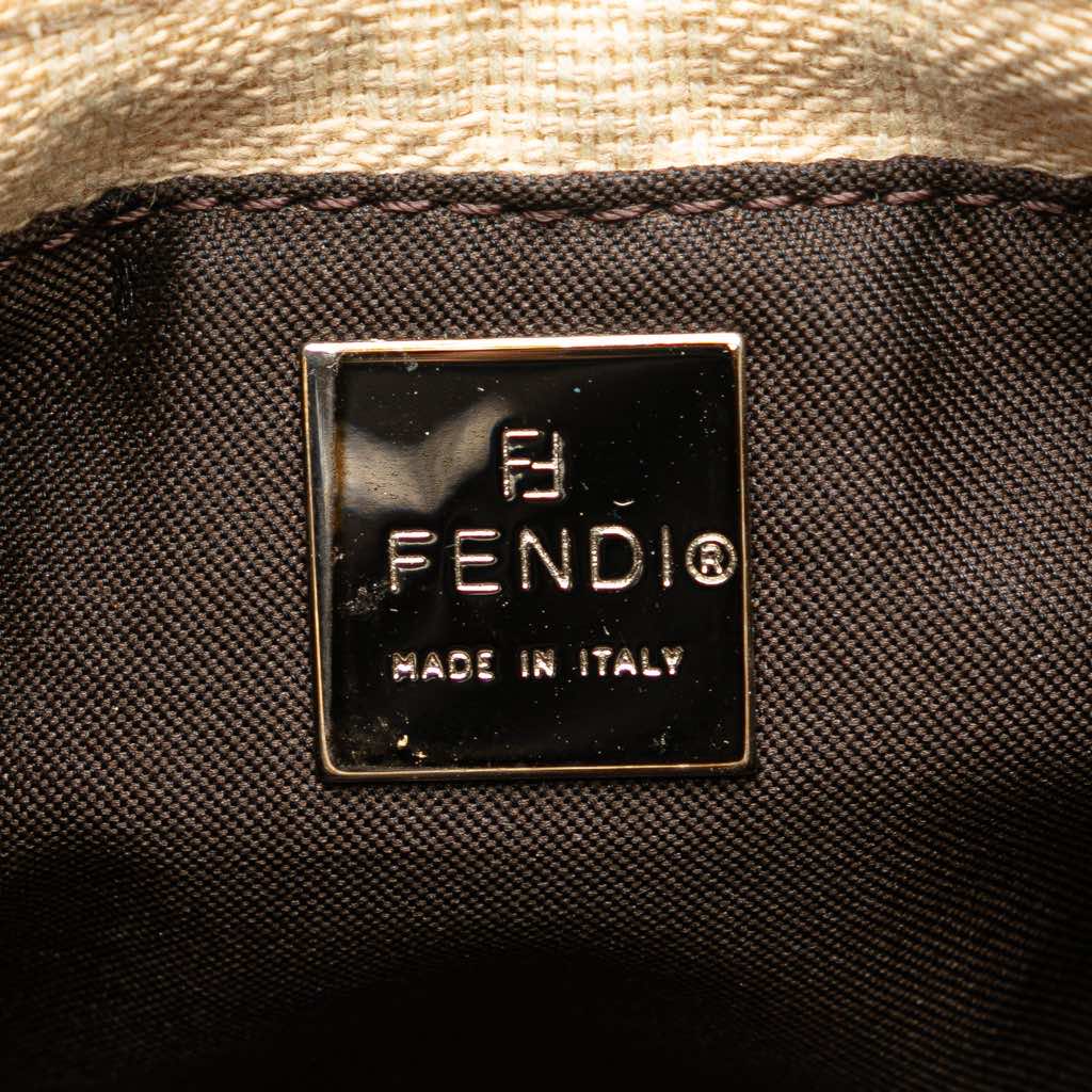 Fendi Mini Zucca Canvas Croissant Handbag - 4