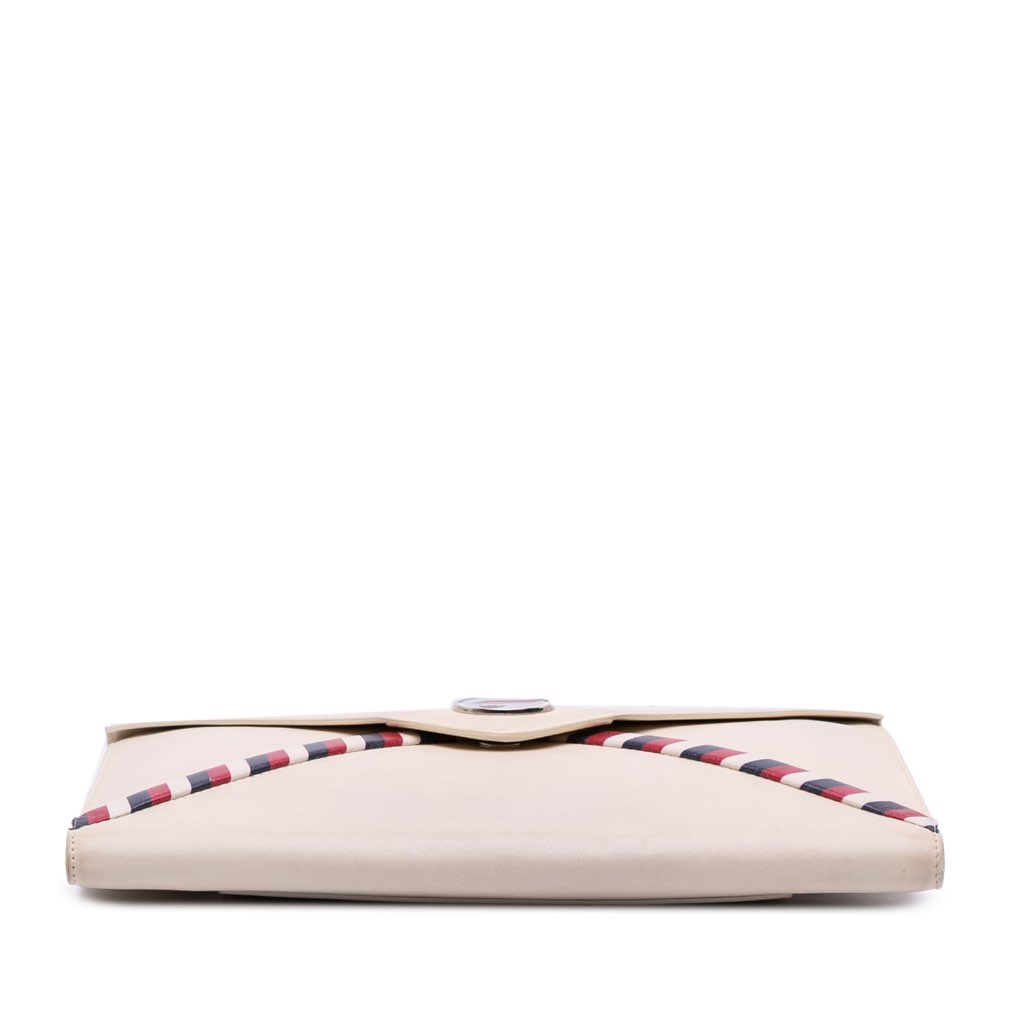 Chanel Lambskin Airlines Envelope Clutch - 3