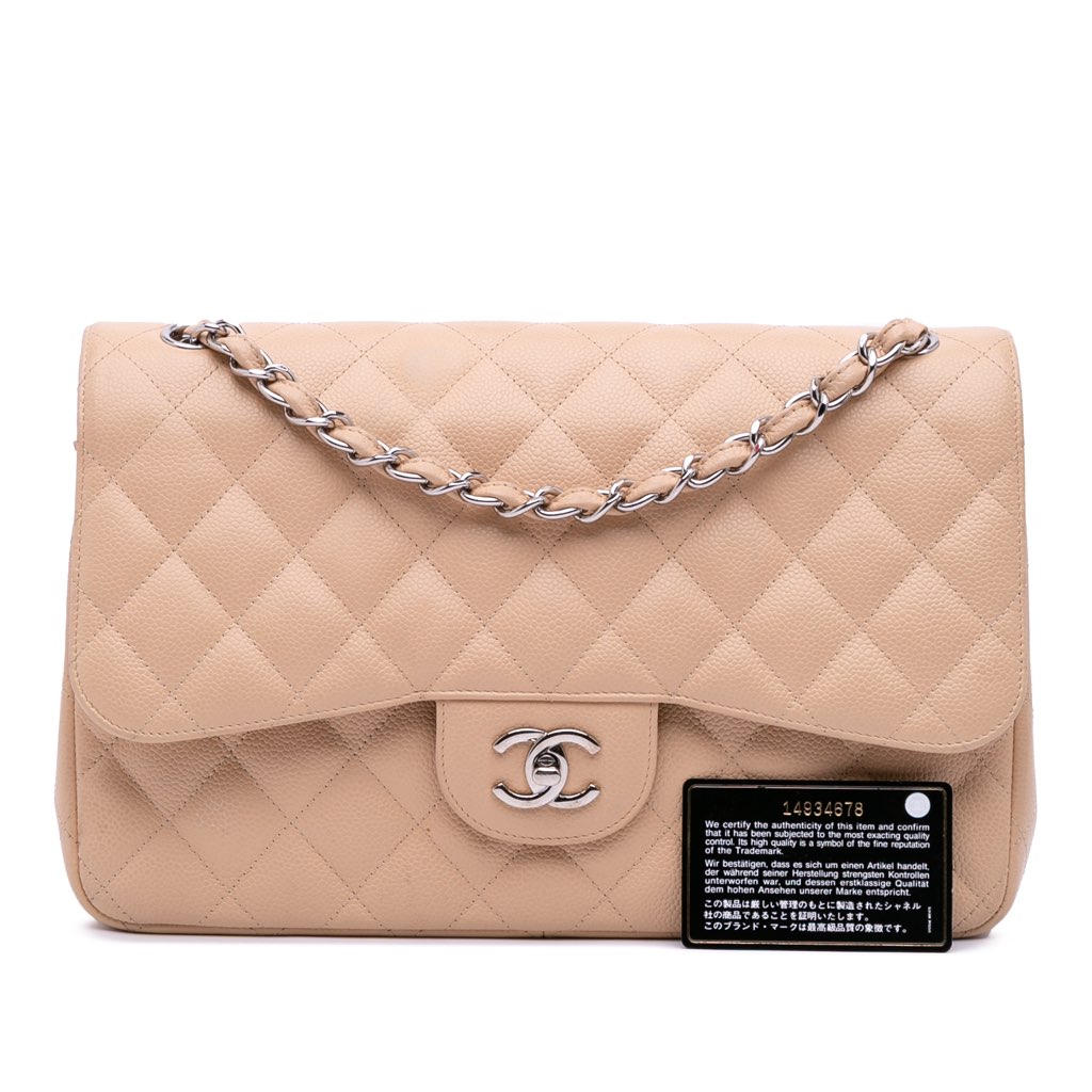 Chanel Jumbo Classic Caviar Double Flap - Image 14